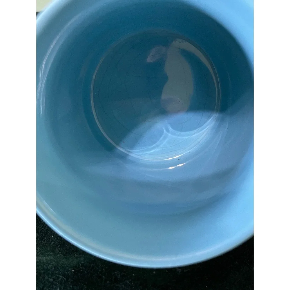 Vintage Bell & Howell Micro Photo Division Blue Ceramic Mug Made in England - Picture 7 of 9